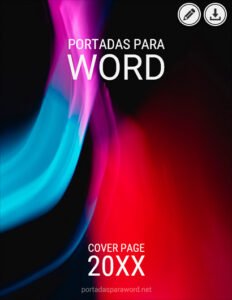 Portada Creativa para Word 3