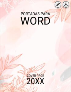 Portada Creativa para Word 7