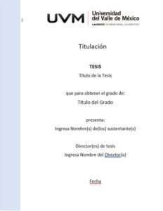 Portada Tesis UVM