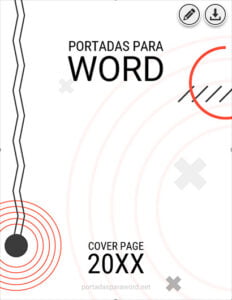 Portada para Word minimalista 1