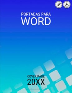 Portada para Word minimalista 2
