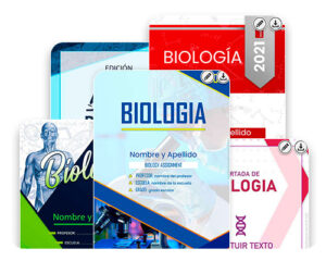Portadas de Biología para Word y Cuadernos - Descarga Gratuita